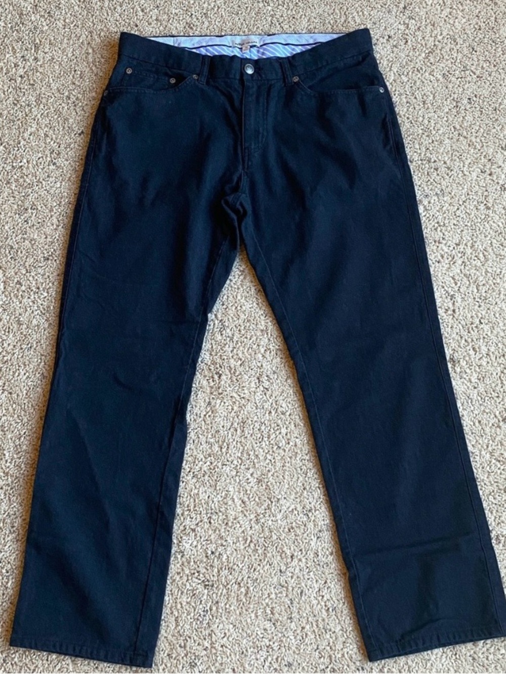 Peter Millar Men’s Black 5-Pocket Pants Size 33 Straight Leg